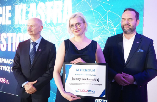 Sukces studentki zarządzania – stypendium Klastra LODZistics