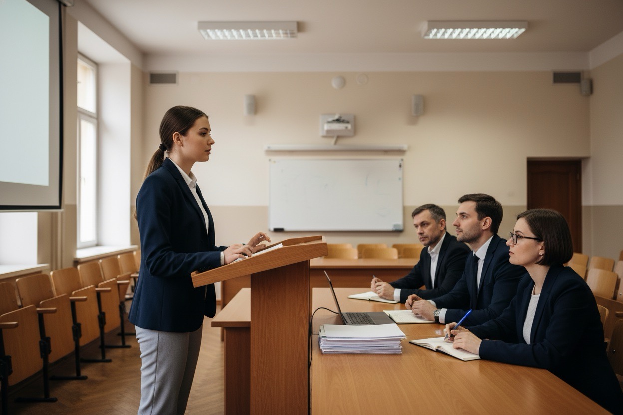 Ile trwa obrona pracy licencjackiej?