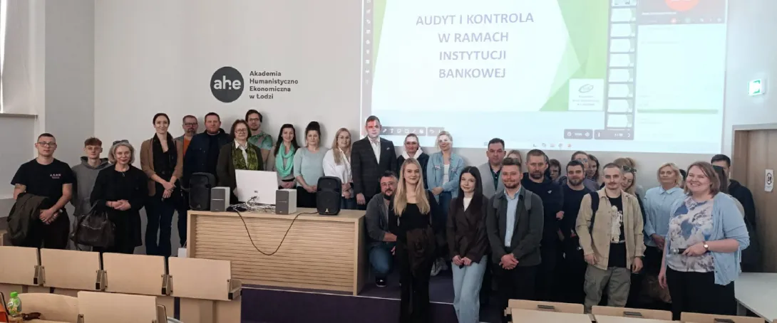 Prezes RBS w Lututowie: wykład o audycie dla studentów zarządzania