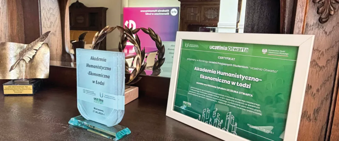 2. miejsce w Rankingu „Uczelnia Otwarta 2025"